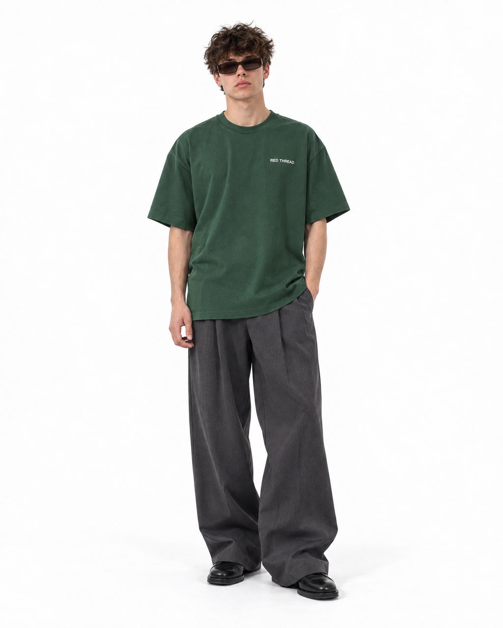 forest green tee