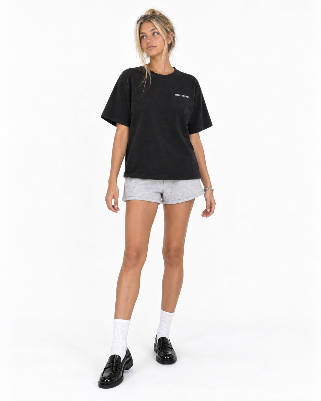 black tee