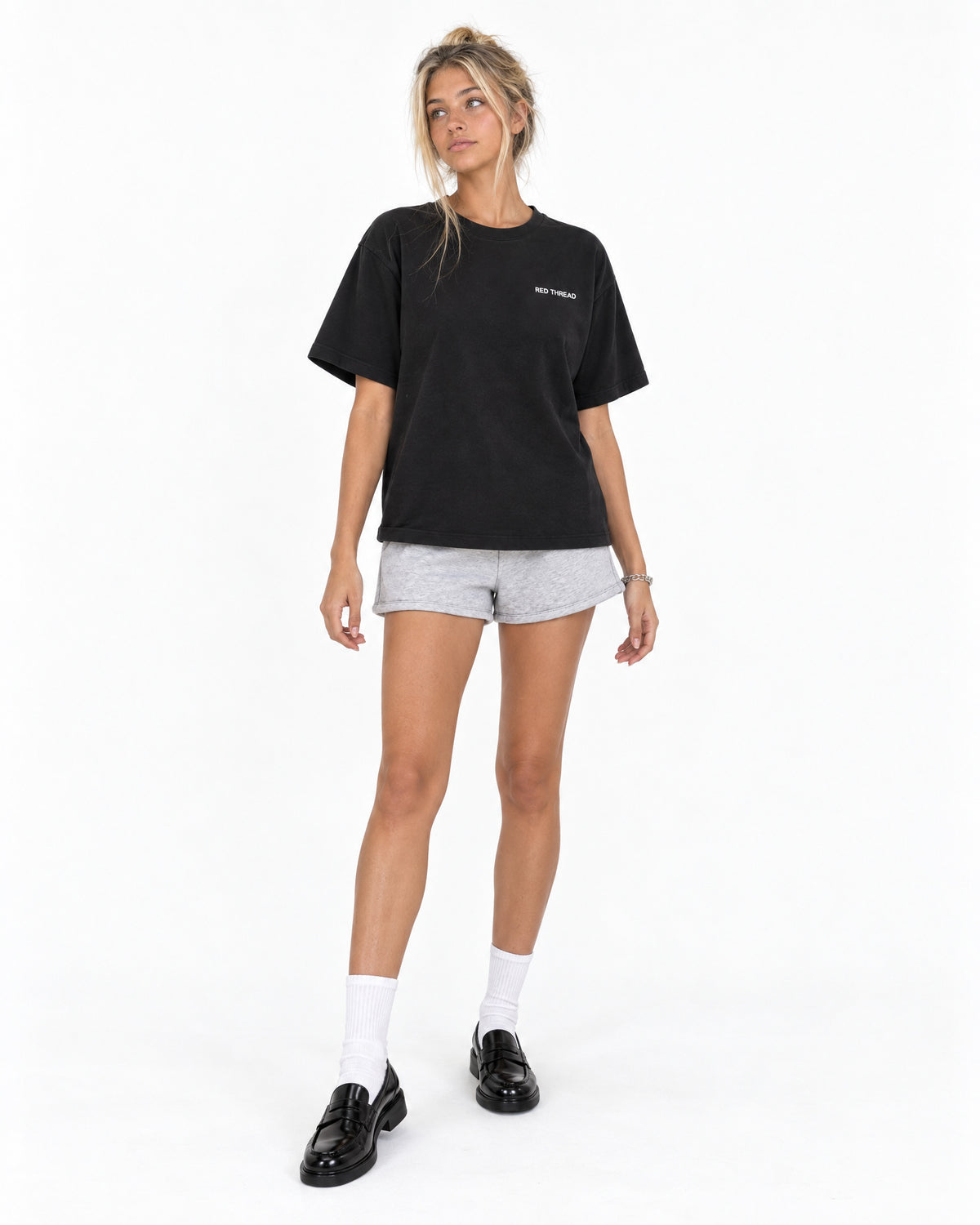 black tee