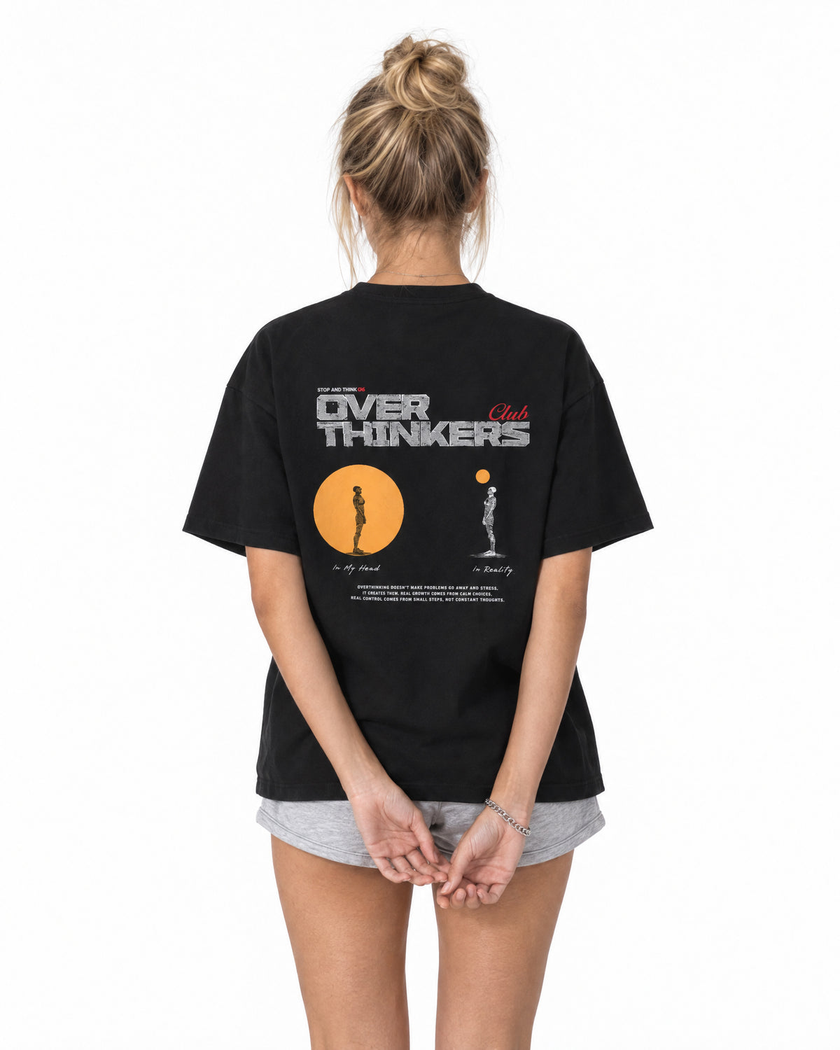 black tee