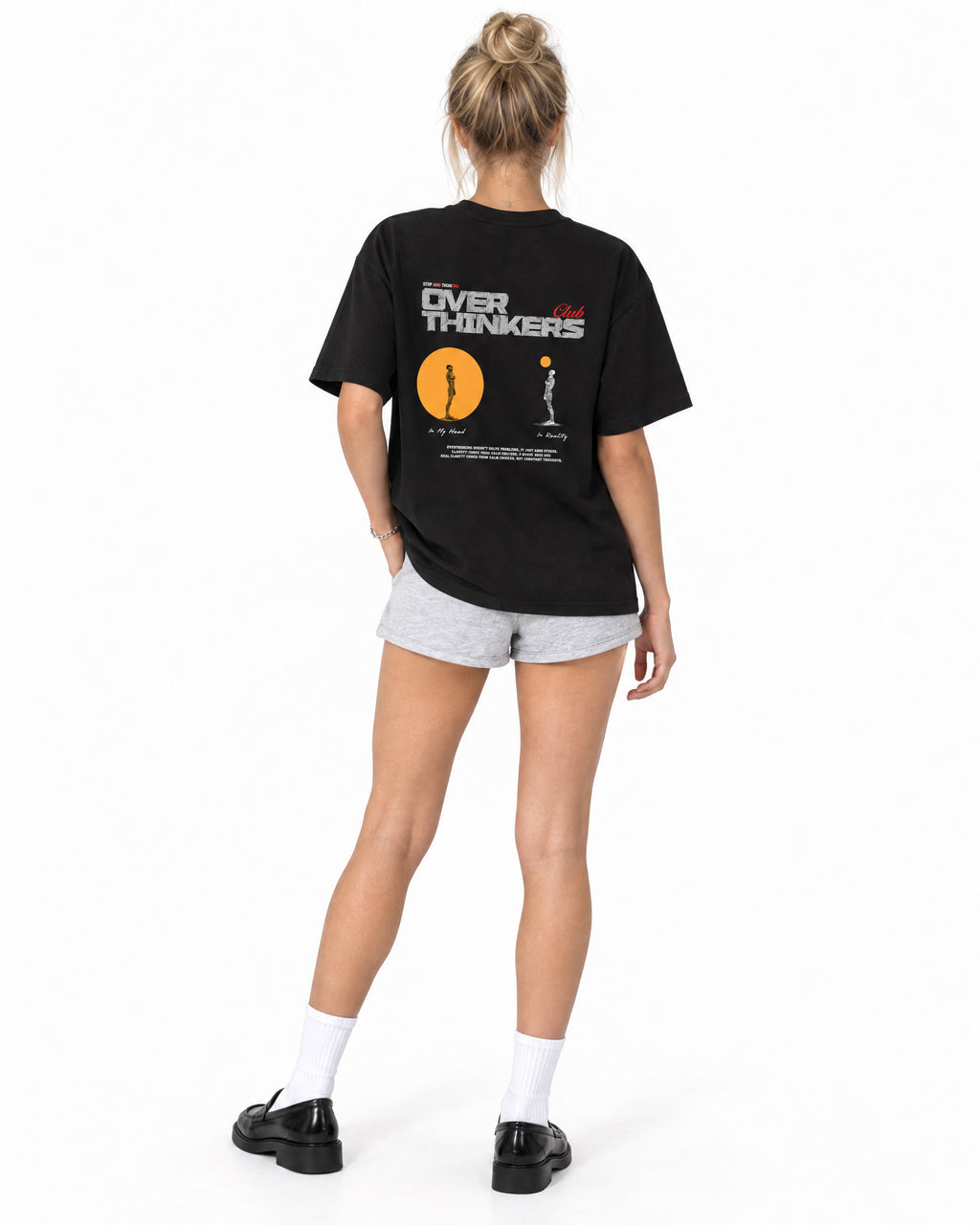 black tee