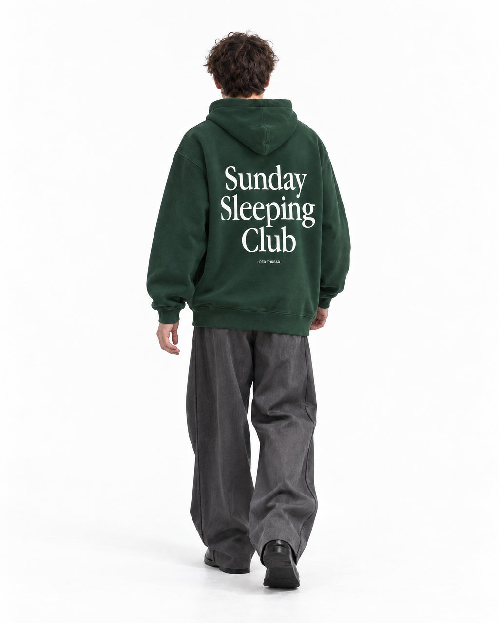 forest green hoodie