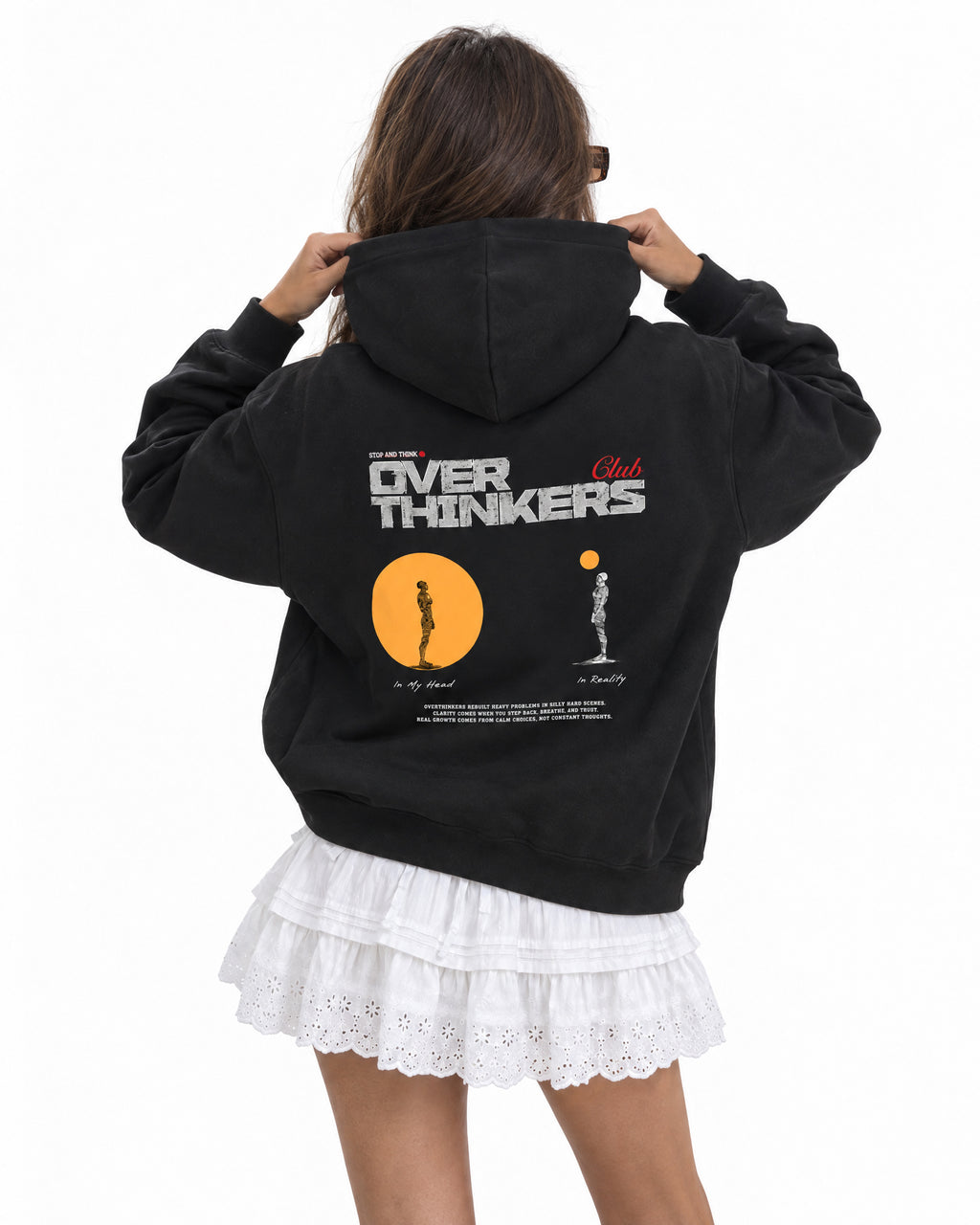 black hoodie