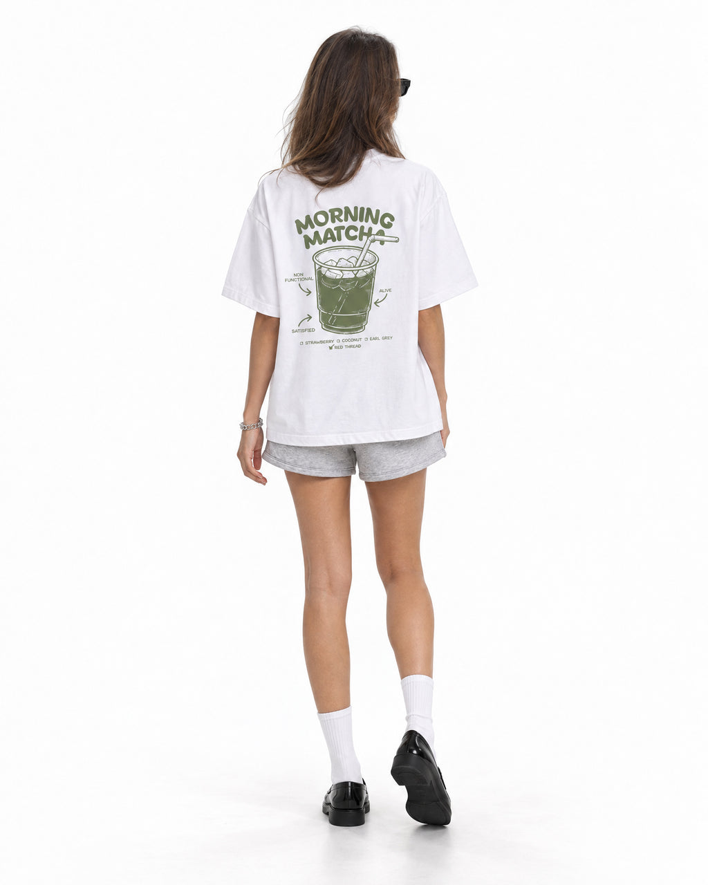 white tee