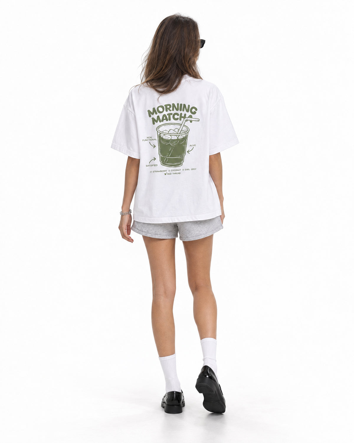 white tee