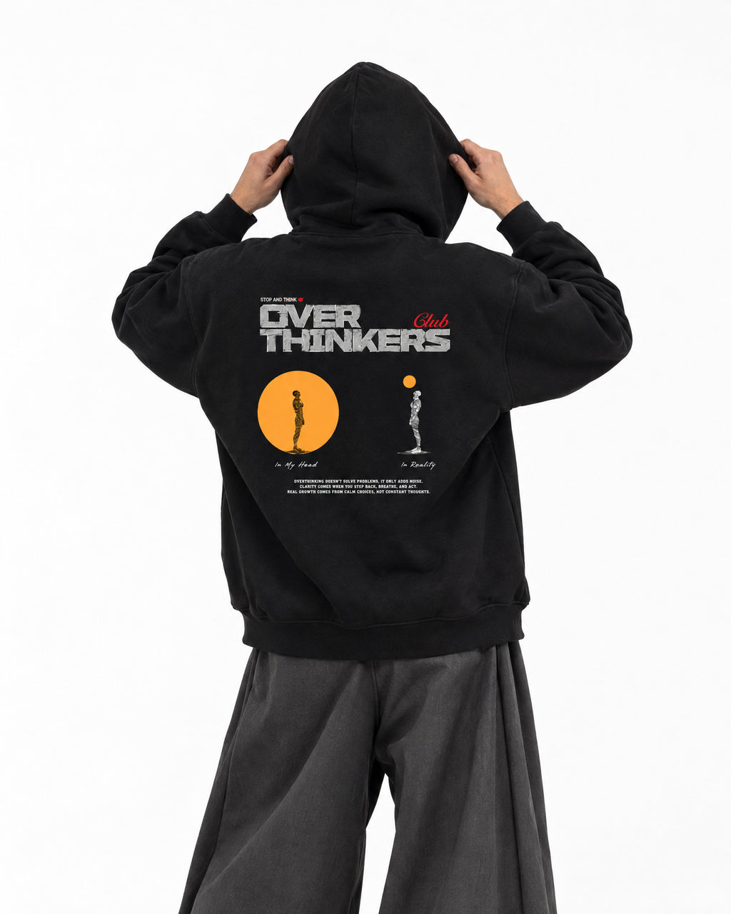 black hoodie