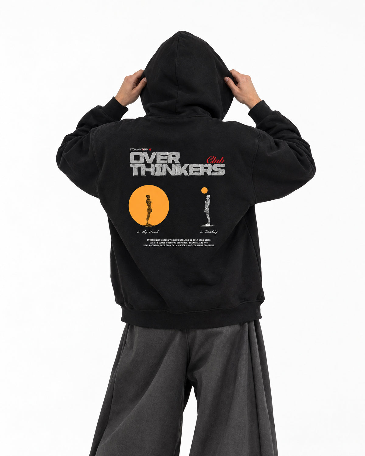black hoodie