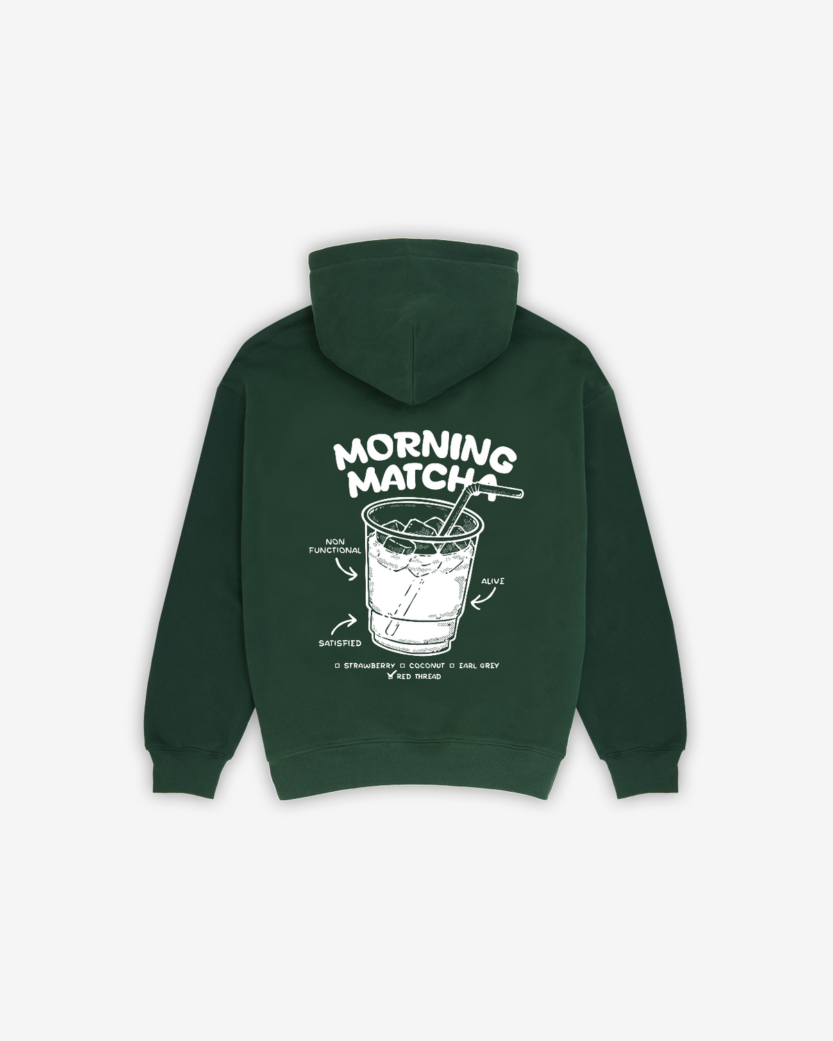 forest green hoodie
