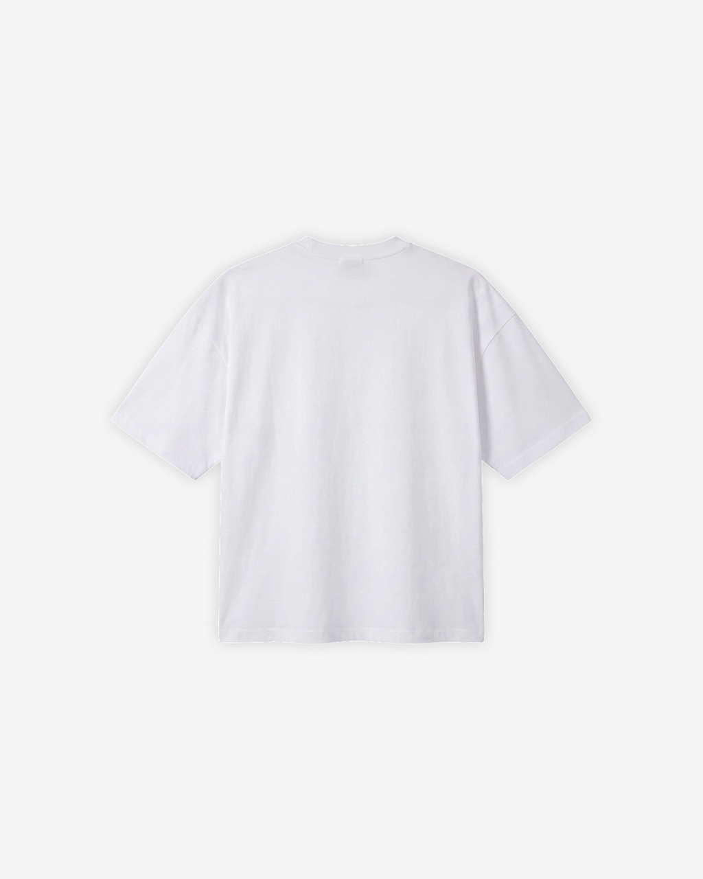 Red Thread Everyday heavyweight tee in white, back view
