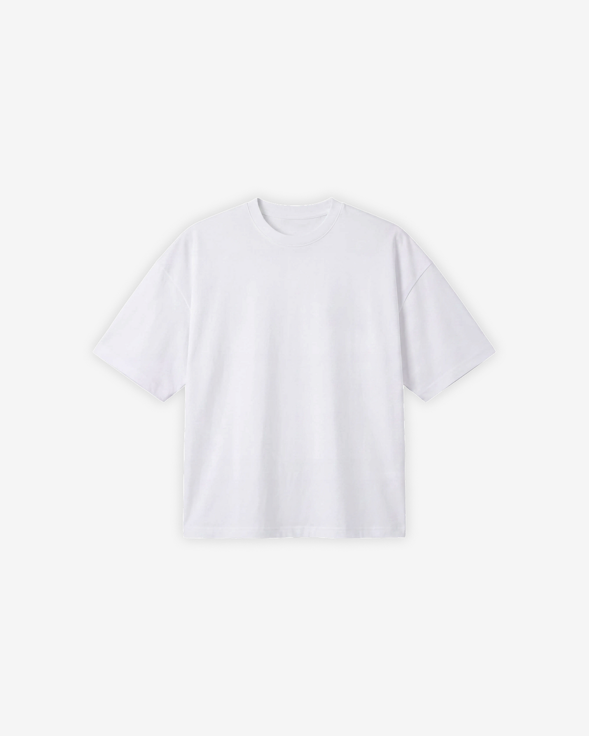 Red Thread Everyday heavyweight tee in white, front view