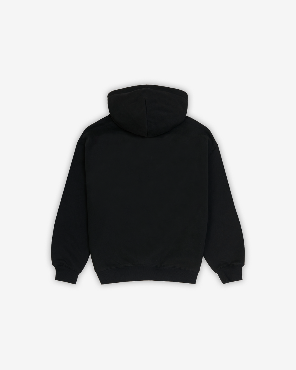 Red Thread Everyday hoodie in black, back view