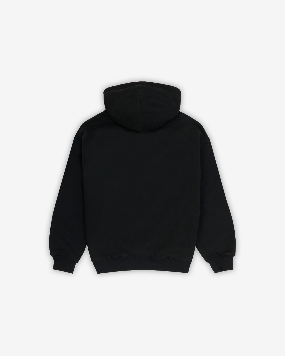 Red Thread Everyday hoodie in black, back view