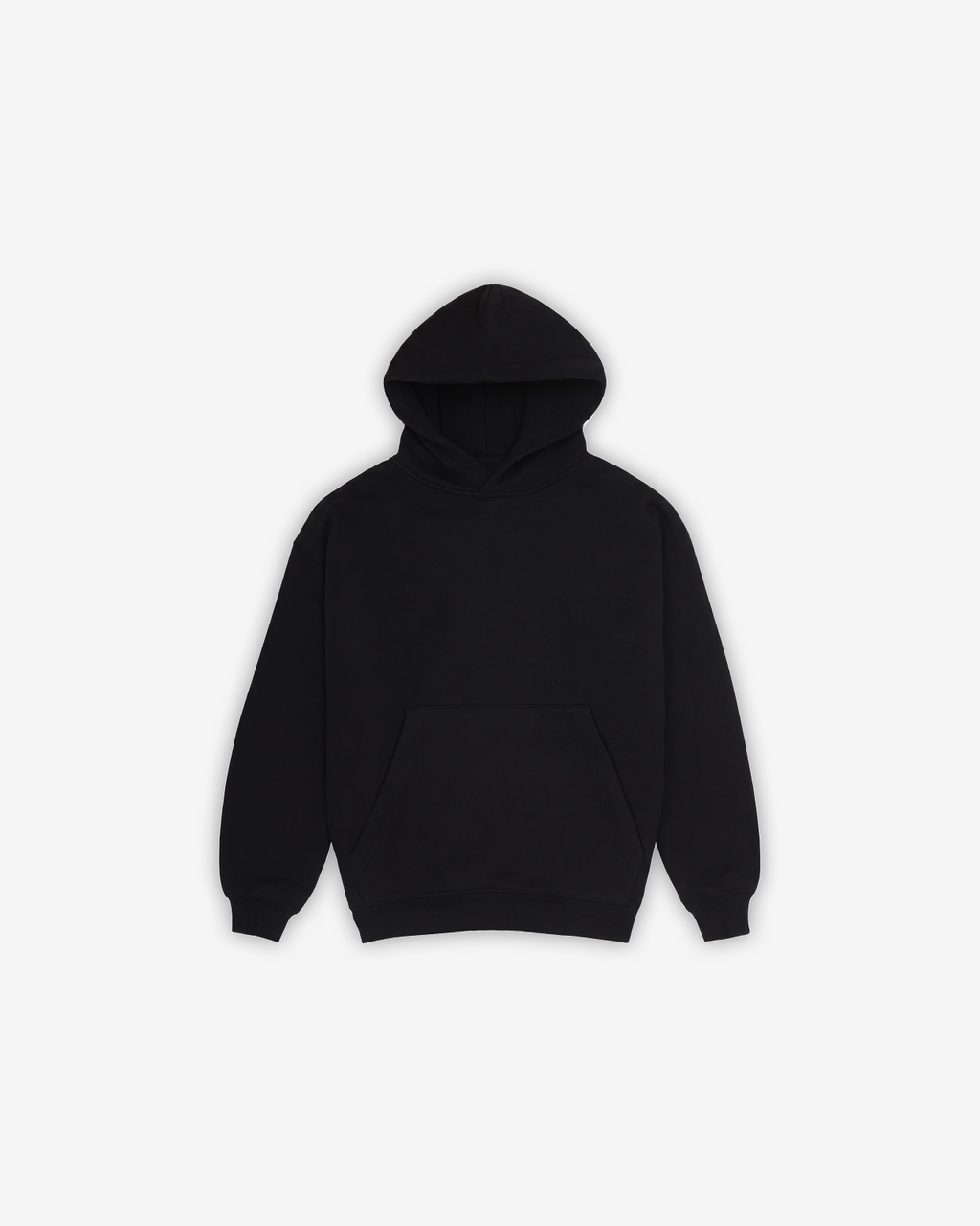 Red Thread Everyday hoodie in black, front view