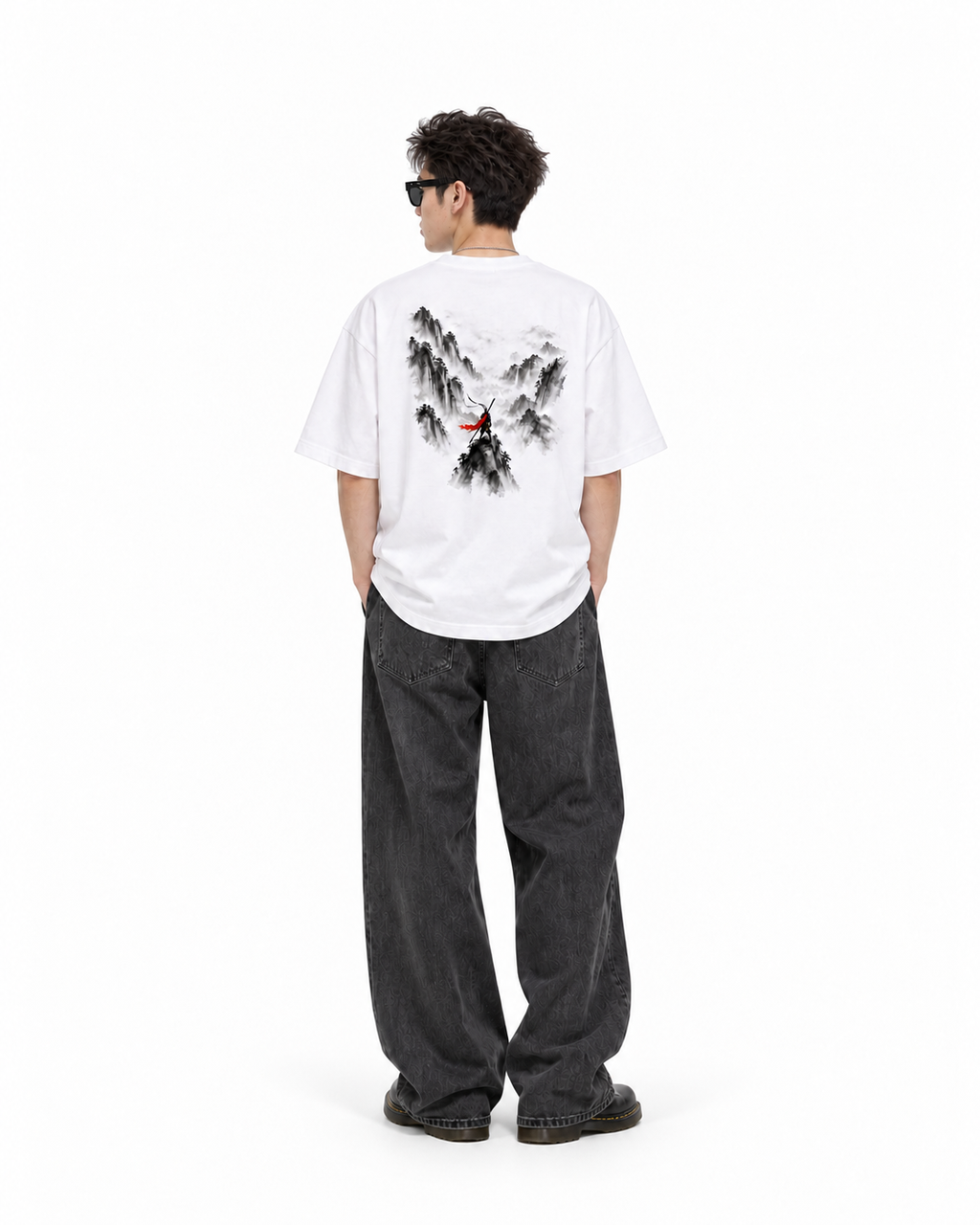 the king white t-shirt 