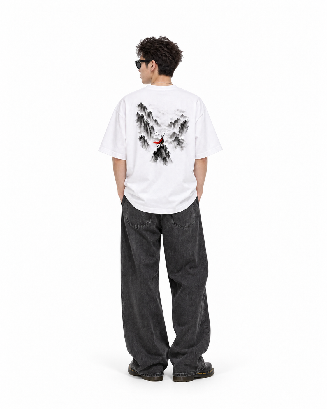 the king white t-shirt 